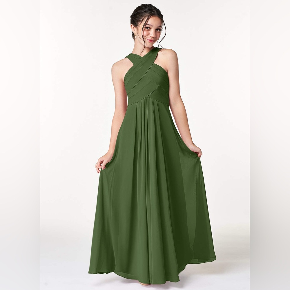 NWT Azazie Jr Bridesmaid Dress in Oliver - J16